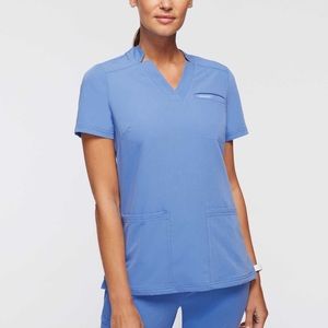 Jaanuu Relaxed 3-Pocket Scrub Top - XXS